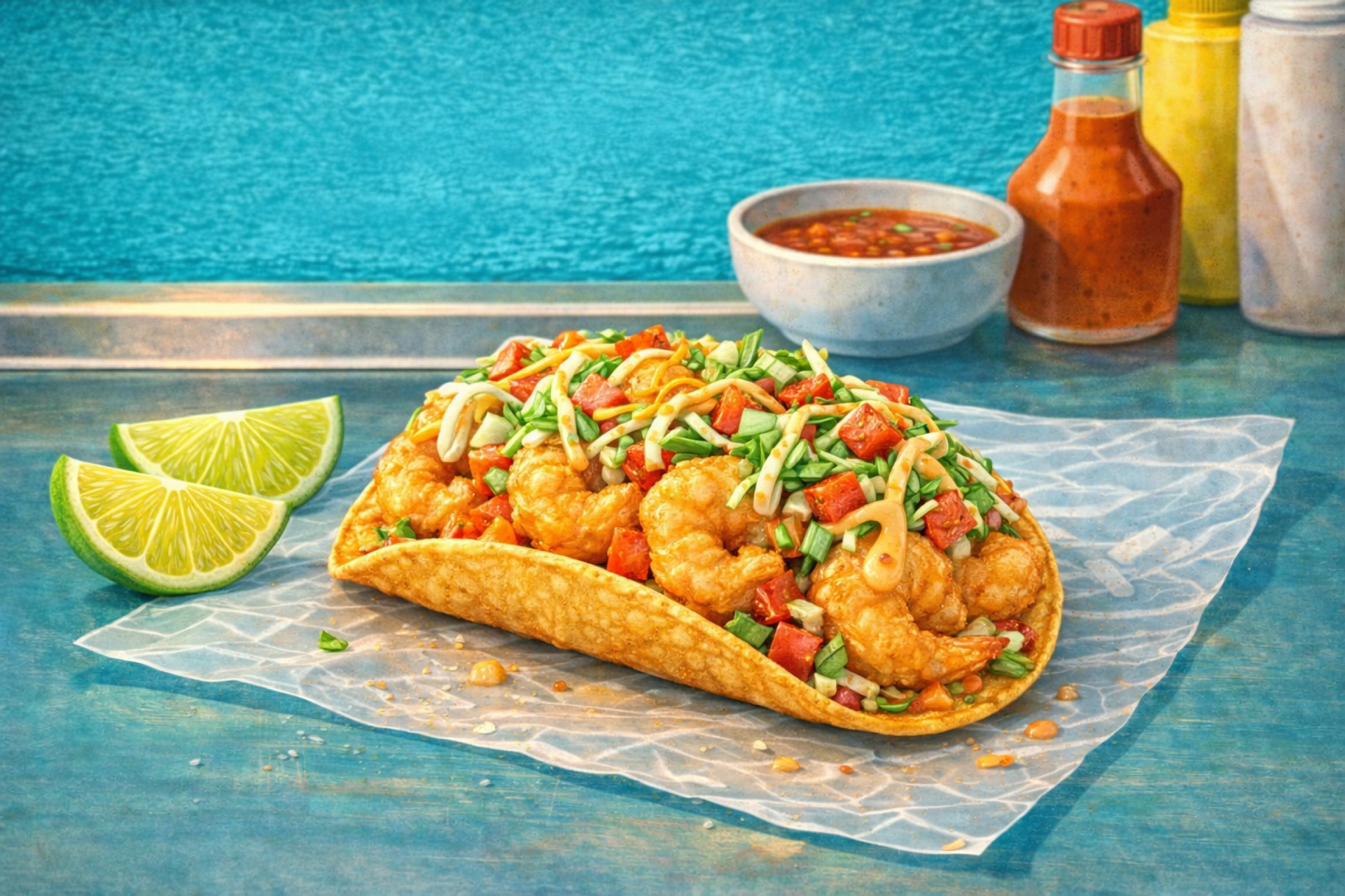 Taco de Camarón Clásico